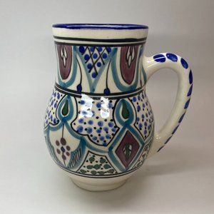 Malaika Pattern Large Mug by Le Souk Ceramique Made in Tunisia